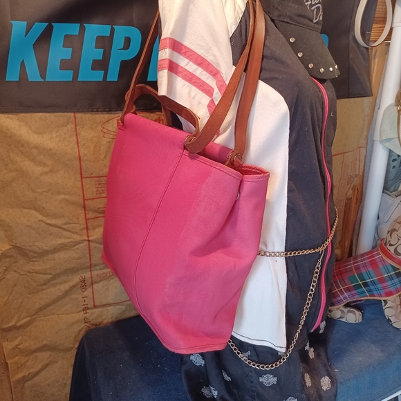 Hermes bougainvillea elan canvas cabbage bag - Picture 11 of 13